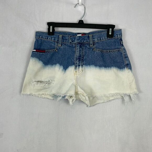 Tommy Hilfiger Vintage Bleached Jean Shorts. Size 5 - Picture 1 of 10